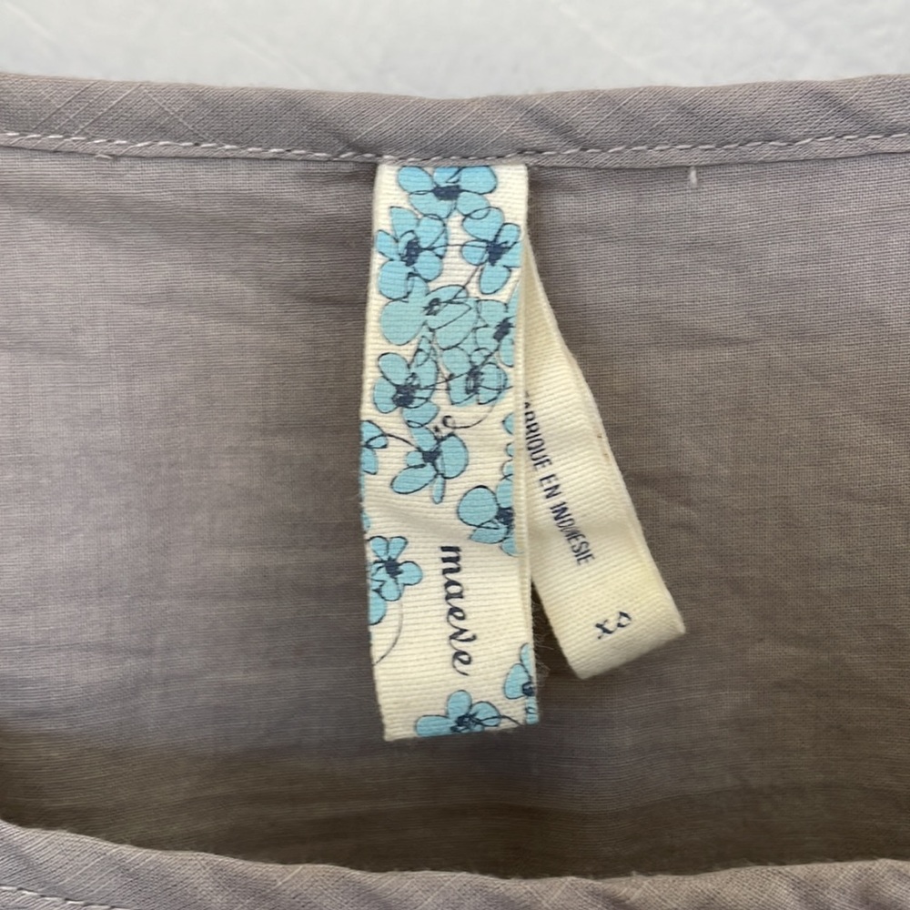 Anthropologie Maeve XS dress in mauve / dusty purple - Picture 3 of 6